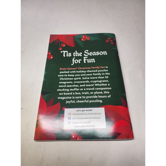 Brain Games Christmas Family Fun Magazine Issue 19 Entertain Amuse Celebrate - Picture 2 of 2